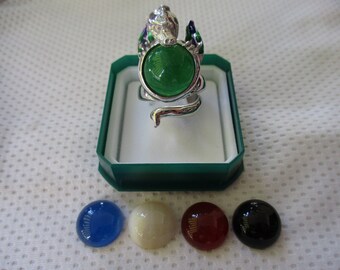 anello drago argento 925 - sterling silver 925 ring (dragon)