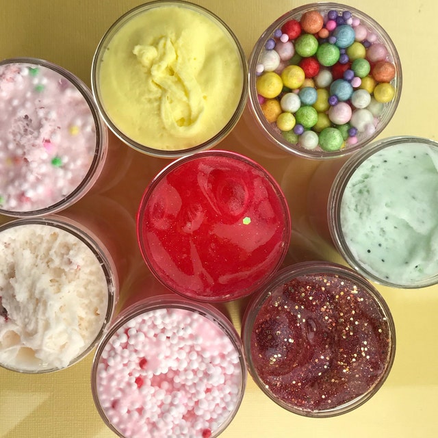 Slimes floams and cool stuff from my videos by Peachybbies