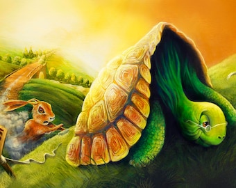 Tortoise and the Hare Fairy Tale Map