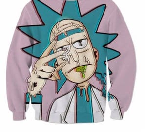 Rick morty Hoodie colours cool winter shirt top sweatshirt hoodie unisex men women funny creative gift fashion