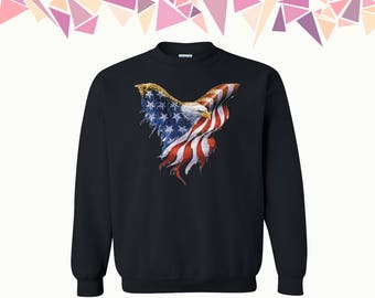 old navy american flag sweatshirt