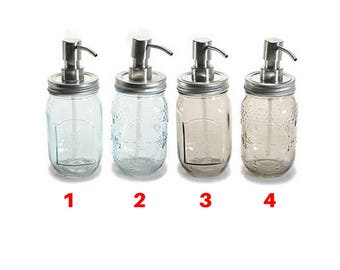 A bathroom soap dispenser frosted glass beaded 2 model processing