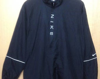 Rare !!! Vintage Nike Windbreaker Jacket Spellout Large Size