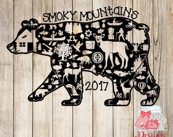 Free Free 285 Silhouette Smoky Mountain Svg SVG PNG EPS DXF File