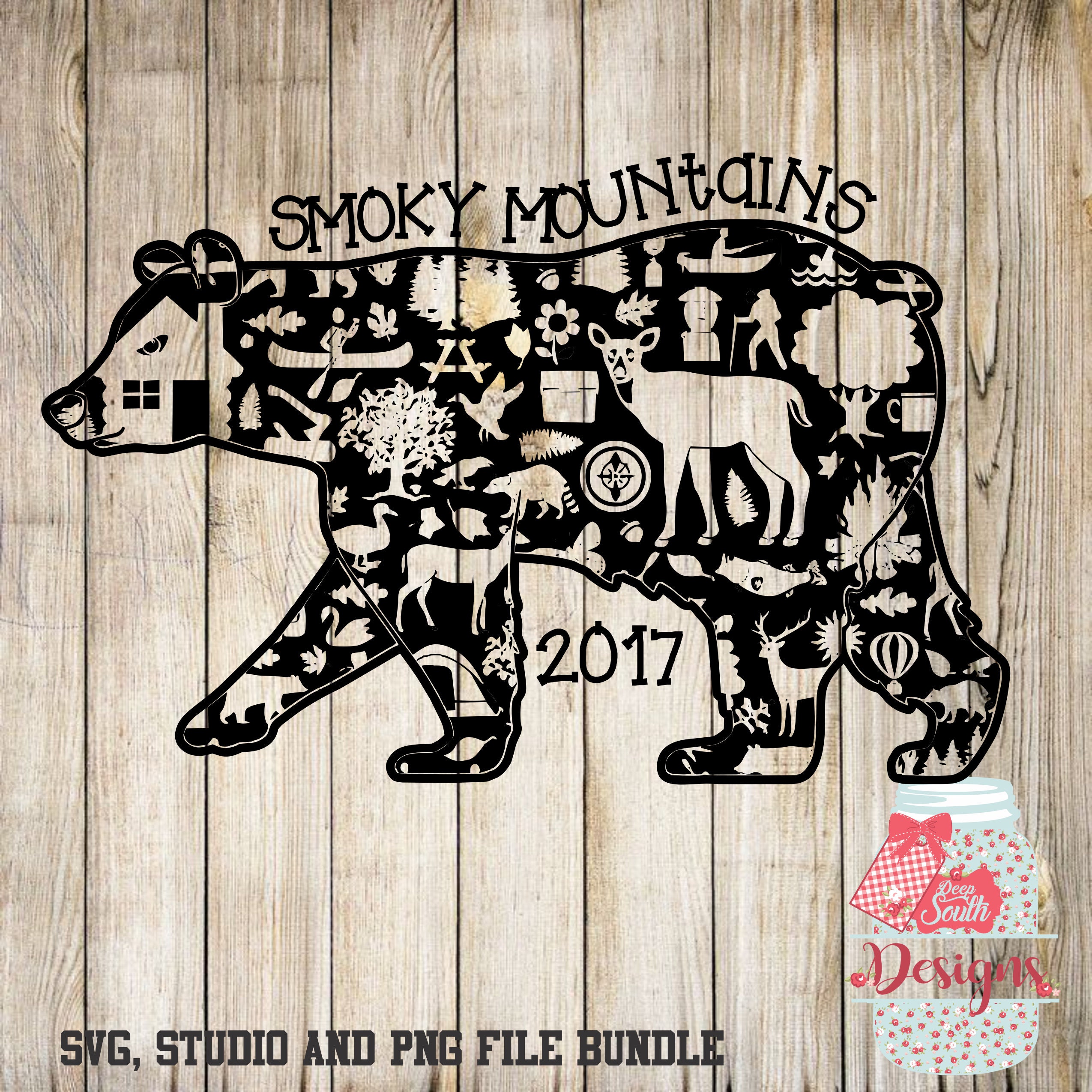 Free Free 173 Smoky Mountain Bear Svg SVG PNG EPS DXF File