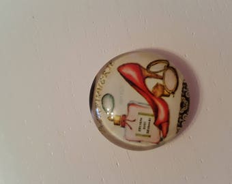 "Bright" embellishment glass cameos cabochons