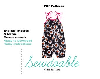 Bubble Fringe Romper PDF Pattern