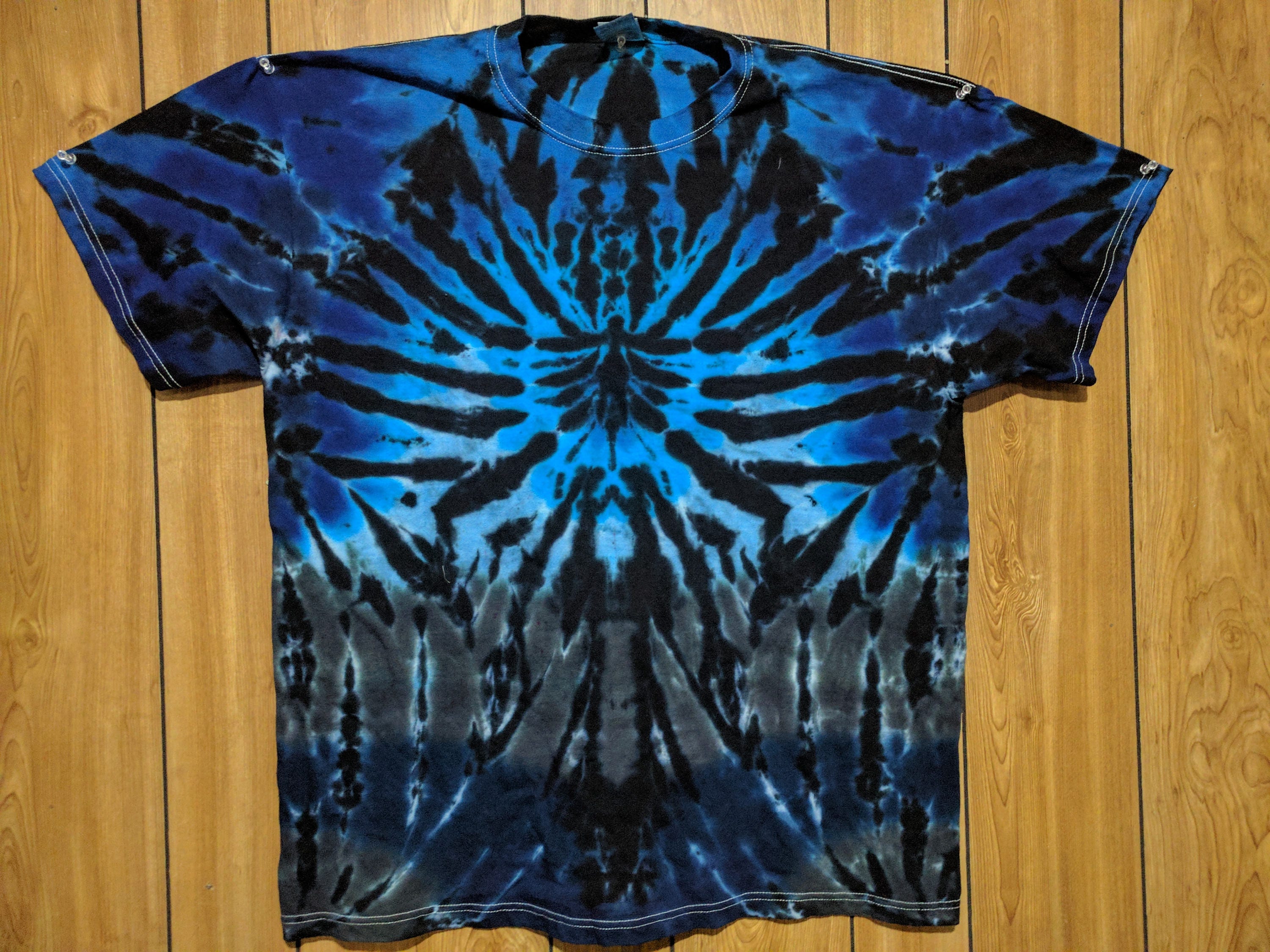 how to make spider tie dye shirts