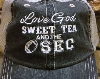 Football Embroidery Design, Hat Emvroidery Design, Football Download, SEC design, Love God Football Design, Instant Download, Embroidery Des