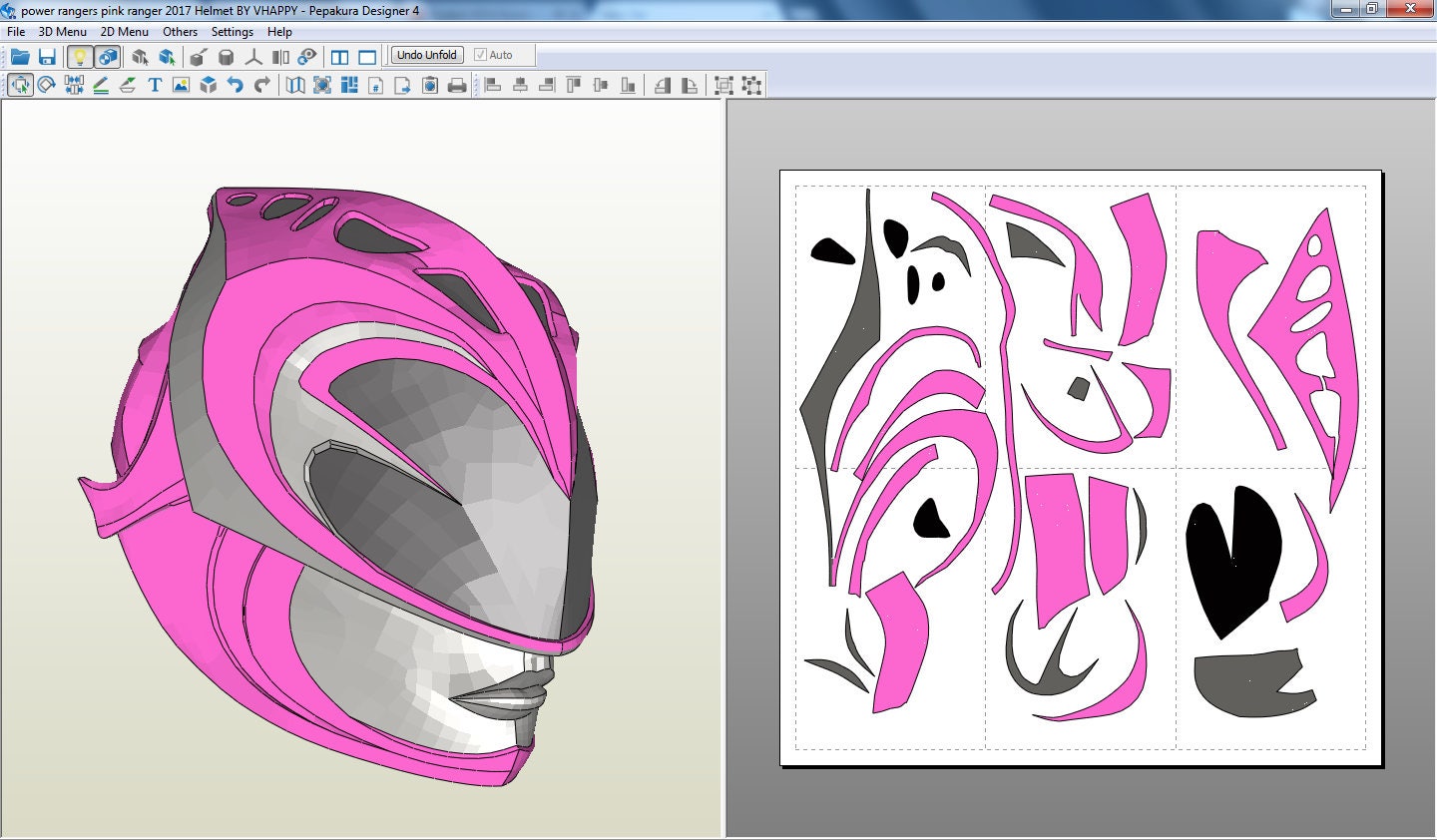 power rangers pepakura power rangers pepakura