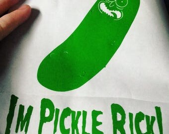Rick and Morty Pickle Rick vinyl sticker decal