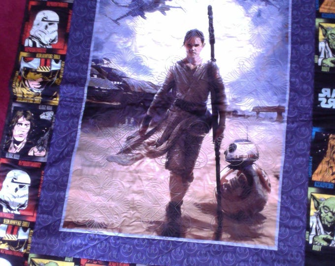 Star Wars Quilt, Boy's Quilt, Star Wars Panel Quilt, Teenager's Quilt, Girl's Quilt - Bedding - Blanket - Throw - Home & Living