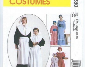 McCalls 7230 - MISSES Costume / ADULT XL (20-22)