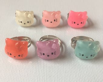 Hello Kitty Glitter Ring