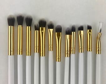 Eye Brush Set, 12 Piece Essential Makeup Brush Set