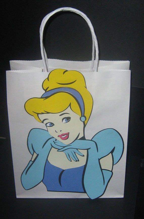 Disney Princess Party bags..princess goodie bags..disney