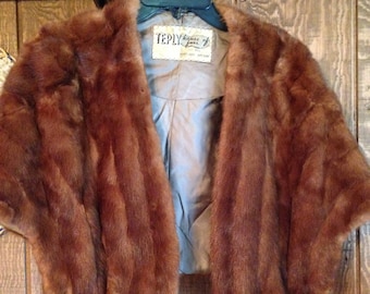 Vintage Fur Stole - TEPLY house of furs - Fur Wrap