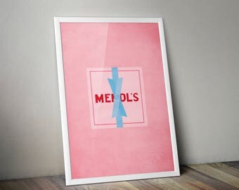 The Grand Budapest Hotel Mendl's Box Movie Poster, Minimalist Film Poster, Lobby Boy, Minimalist Movie Poster, Budapest Hotel, Wes Anderson