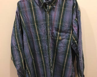 Vintage Nautica Button Up - - Size Large