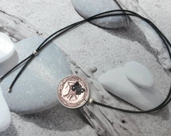 Multi upcycled Butterfly Necklace