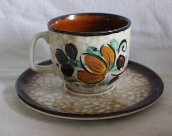 Boch la louviere Belgium Corfou pattern Hand painted