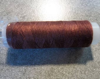 Sewing thread spool bordeaux