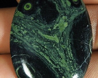 Kambaba Jasper, 38 x 25 x 5 mm cabochon