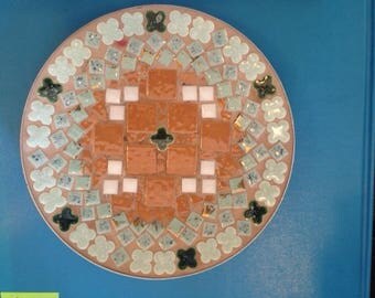 Mid Century Mosaic Tile Dish