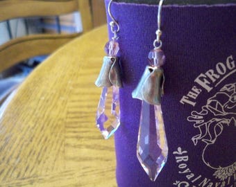 33mm Swarovski Crystal LT Rose Earrings SB5