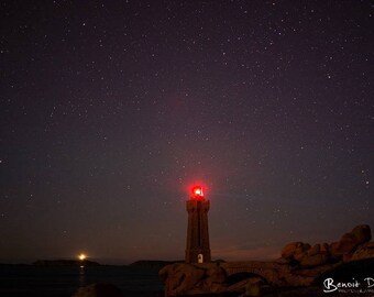 The starry sky Ploumanac'h Britain ':