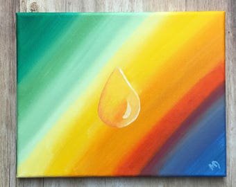 Raindrops Painting 