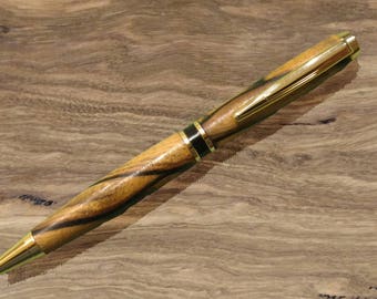 Black and White Diagonal Ebony Twist Hart