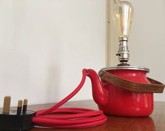 Upcycled lamp