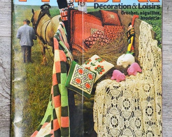 Phildar Decoration magazine & 5 (Vintage)