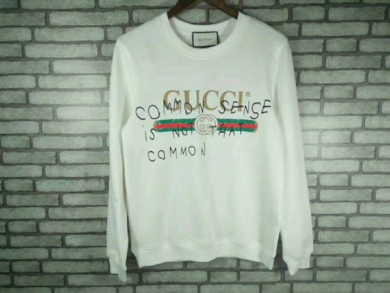 gucci hoodie common sense is not that common