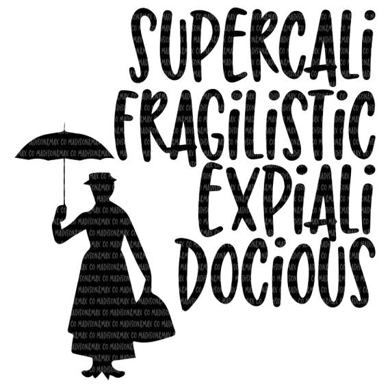 Mary Poppins Hat SVG