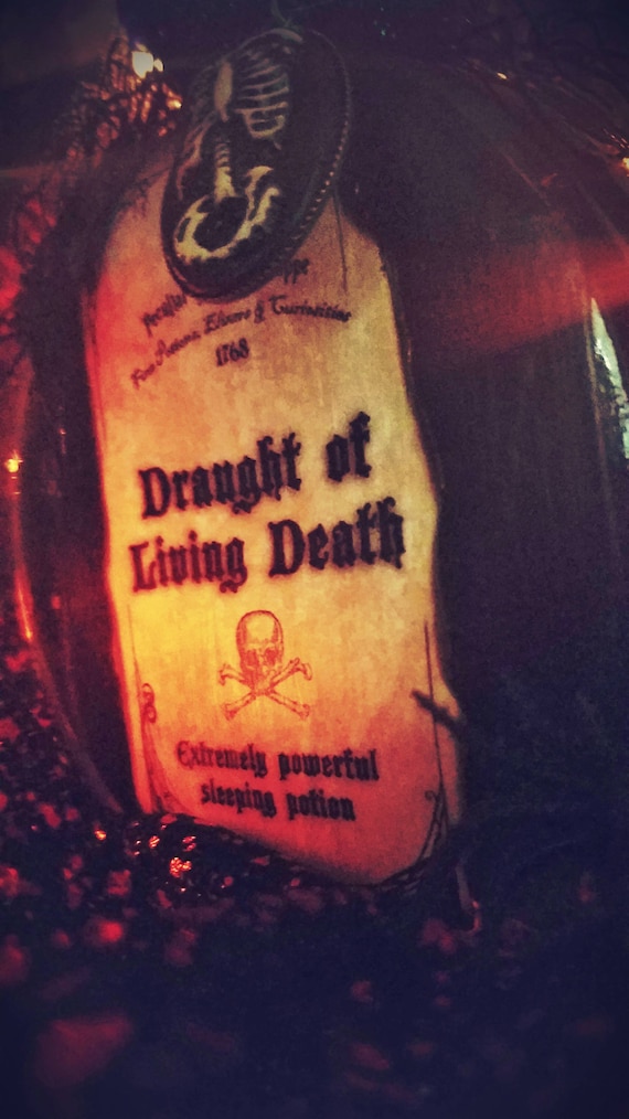 Draught of Living Death Harry Potter Potion Prop Potions