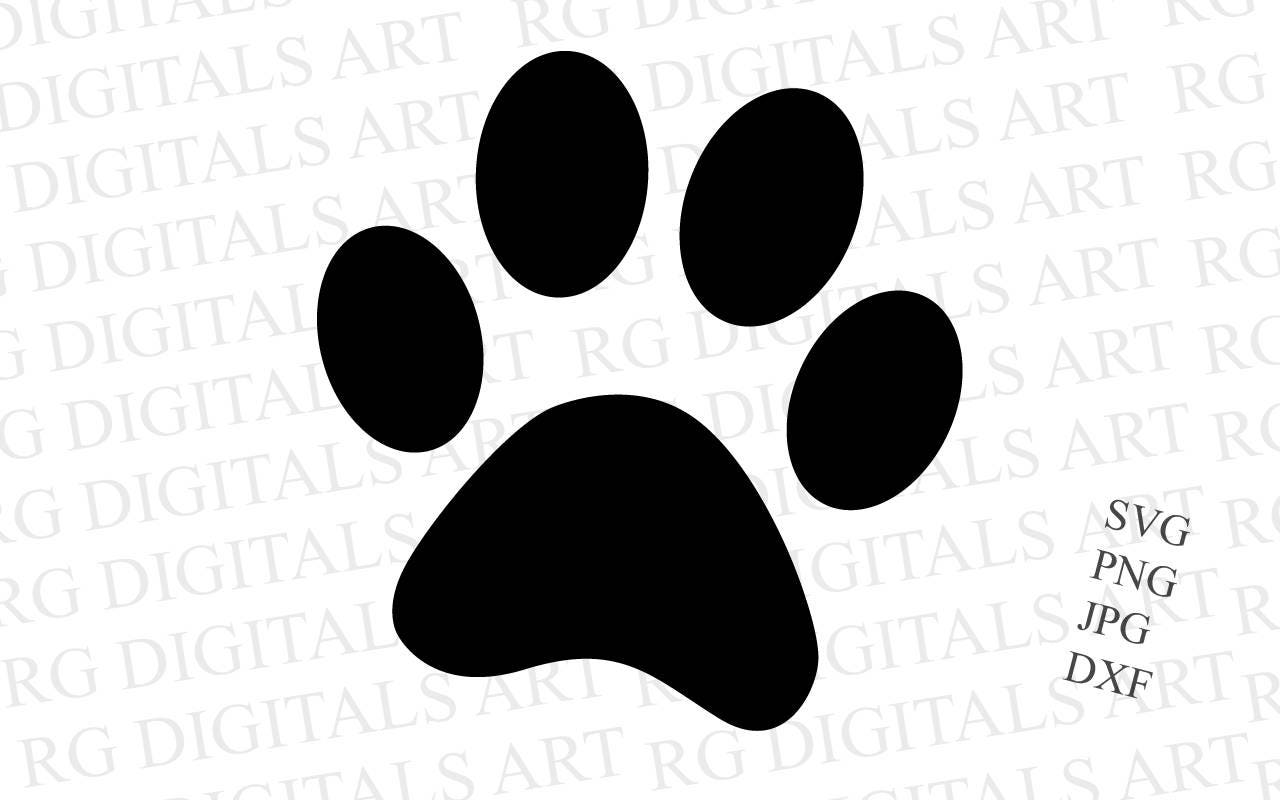 Download Paw Print Svg, Dog Svg, Svg Files, Dog Paw, Cricut Cut ...