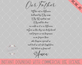 Free Free 308 Our Father Prayer Svg SVG PNG EPS DXF File