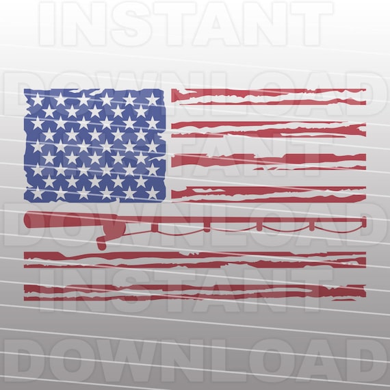 Download Patriotic Flag Fisherman SVG FileUSA Flag svgFishing