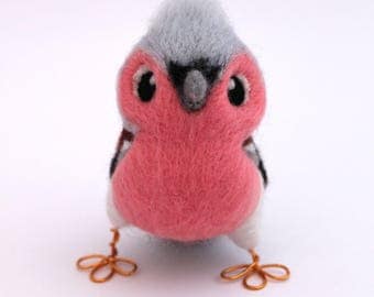 Chaffinch Needle Felted Bird Ornament British Bird