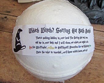 Which Witch- Harry Potter themed color changing sorting hat bath bomb