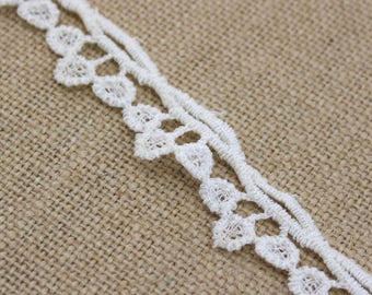 1 Yard of Vintage Lace in Cream 0.75 Inches Wide