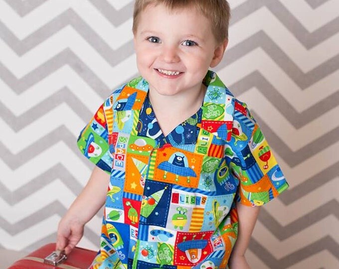 Little Boys Superhero Shirt - Bowling Shirt - Toddler Boy Clothes - Marvel Superhero Birthday Party - Boutique Boys - 3T to 1...