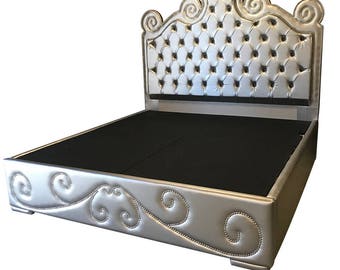 king size bed bedroom furniture platform bed king size bed bedroom tufted headboard bed frame silver - Platform Bed Frame King Size king size bed bedroom furniture platform bed king size bed bedroom tufted headboard bed frame silver - Platform Bed Frame King Size