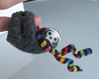 rainbow sloth stuffed animal