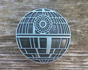 Star Wars Drawer Knobs - Death Star Cabinet Knobs - Furniture Knobs Pewter (MK157)