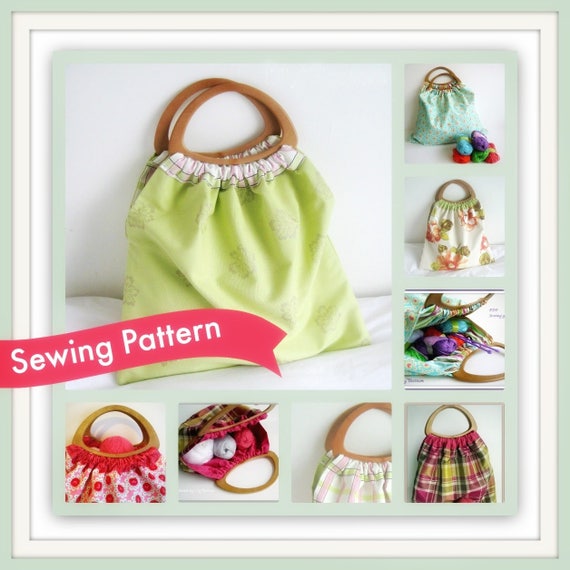 Reversible Craft Knitting Bag Sewing Pattern