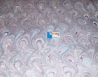 marbled paper, bookbinding,  cm 50 x 70   papier  marbrè,  ebru - 6040