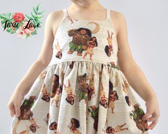 Moana Shirt, Dress or Maxi (Baby and Girls Newborn -12) Moana birthday, Moana dress, Moana costume, Disney baby shower gift, disney vacation